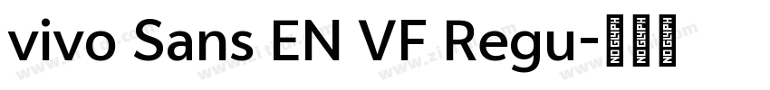 vivo Sans EN VF Regu字体转换